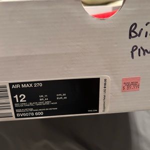 Air Max 270 Men’s sneakers Never Worn